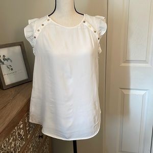 LOFT flutter sleeve top